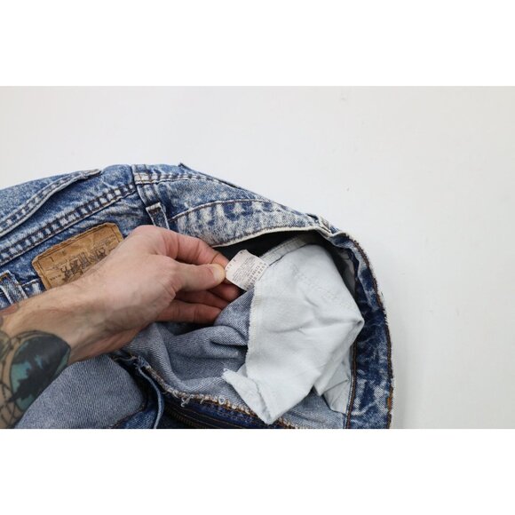 Vtg 80s Levis 550 Orange Tab Mens 32x36 Acid Wash Relaxed Tapered Leg Jeans USA - Picture 10 of 15